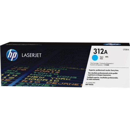 ORIGINAL HP toner ciano CF381A 312A ~2700 Seiten