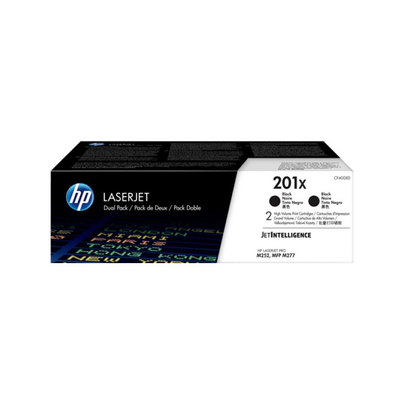 ORIGINAL HP Multipack nero CF400XD 201X