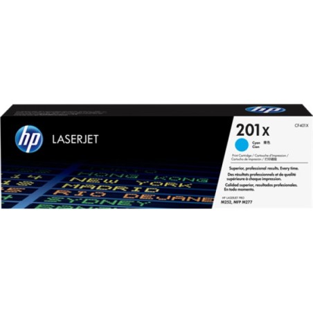 ORIGINAL HP toner ciano CF401X 201X ~2300 Seiten alta capacità