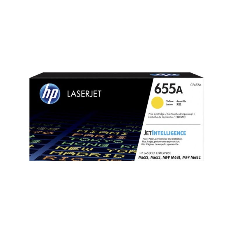 ORIGINAL HP toner giallo CF452A 655A ~10500 Seiten