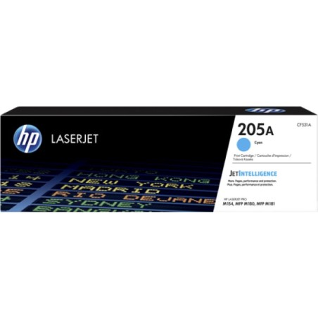 ORIGINAL HP toner ciano CF531A 205A ~900 Seiten