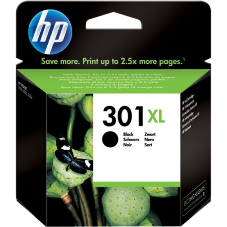 ORIGINAL HP Cartuccia d'inchiostro nero CH563EE 301 XL ~430 Seiten 8ml
