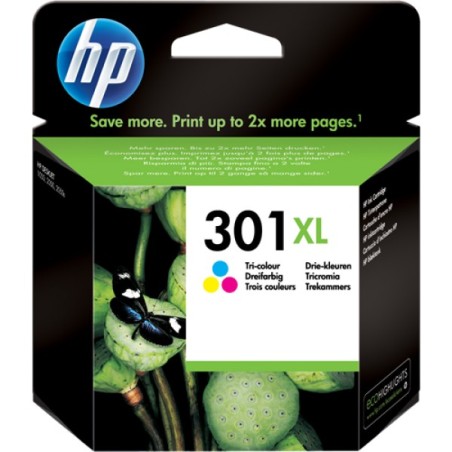 ORIGINAL HP Cartuccia d'inchiostro differenti colori CH564EE 301 XL ~300 Seiten 6ml