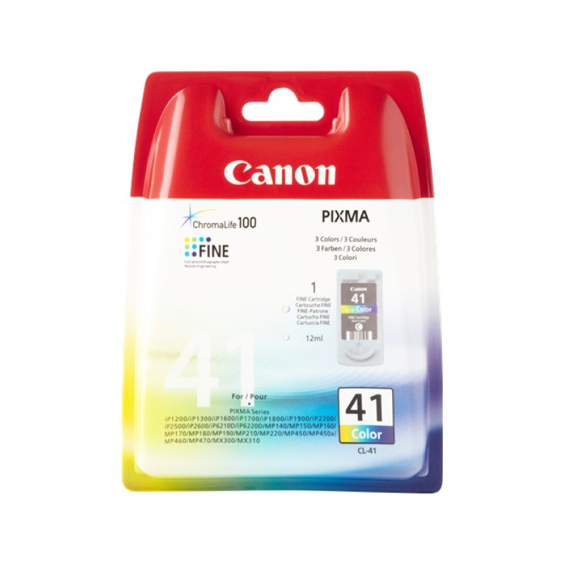 ORIGINAL Canon Cartuccia d'inchiostro differenti colori CL-41 0617B001 ~308 Seiten 12ml