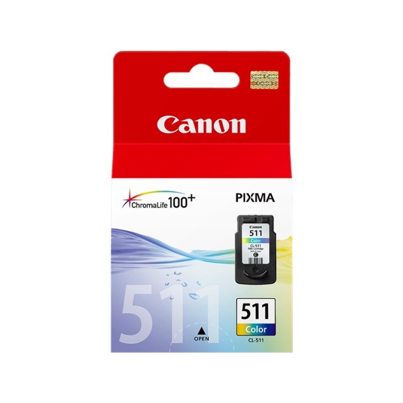 ORIGINAL Canon Cartuccia d'inchiostro differenti colori CL-511 2972B001 ~244 Seiten 9ml