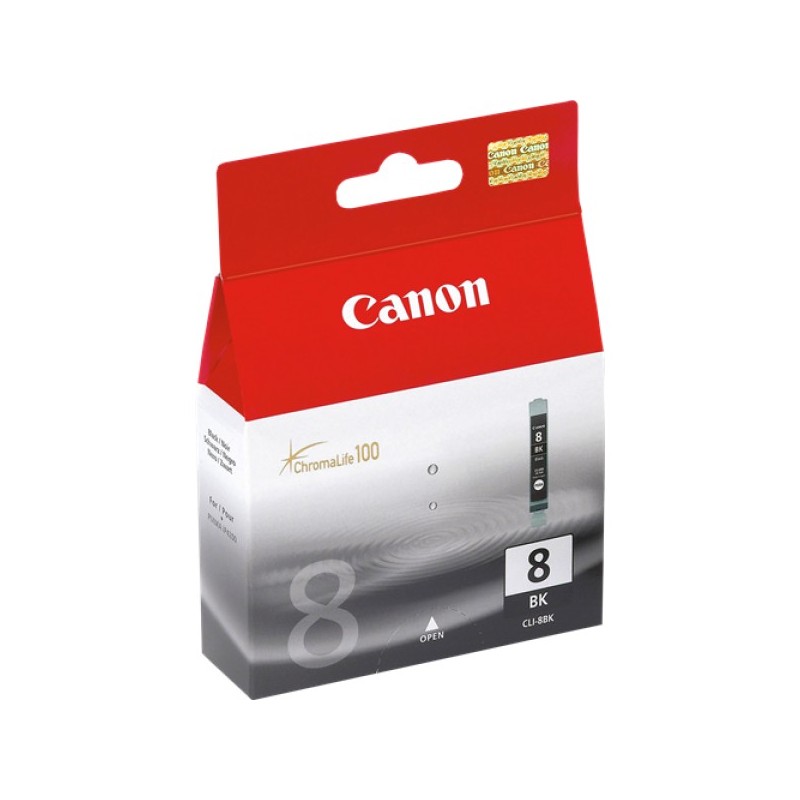 ORIGINAL Canon Cartuccia d'inchiostro nero CLI-8bk 0620B001 ~1145 Seiten 13ml
