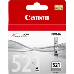 ORIGINAL Canon Cartuccia d'inchiostro Grigio CLI-521gy 2937B001 ~500 Seiten 9ml