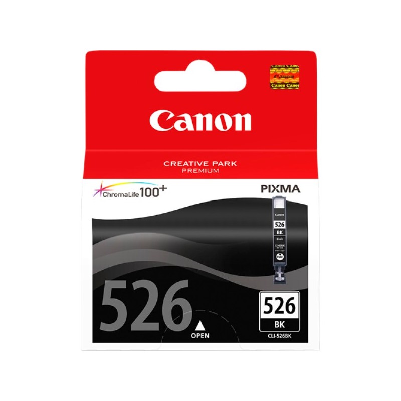 ORIGINAL Canon Cartuccia d'inchiostro nero CLI-526bk 4540B001 ~660 Seiten 9ml