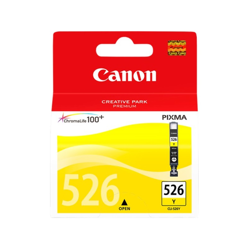 ORIGINAL Canon Cartuccia d'inchiostro giallo CLI-526y 4543B001 ~525 Seiten 9ml