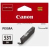 ORIGINAL Canon Cartuccia d'inchiostro nero CLI-531bk 6118C001 ~400 Seiten