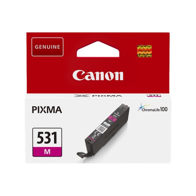 ORIGINAL Canon Cartuccia d'inchiostro magenta CLI-531m 6120C001 ~475 Seiten