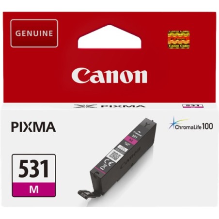 ORIGINAL Canon Cartuccia d'inchiostro magenta CLI-531m 6120C001 ~475 Seiten