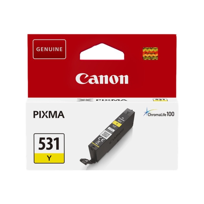 ORIGINAL Canon Cartuccia d'inchiostro giallo CLI-531y 6121C001 ~515 Seiten