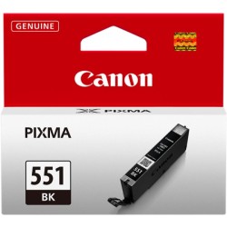 ORIGINAL Canon Cartuccia d'inchiostro nero CLI-551BK 6508B001 ~495 Seiten 7ml