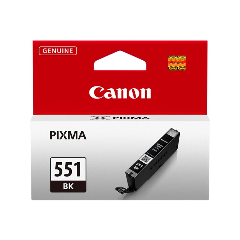 ORIGINAL Canon Cartuccia d'inchiostro nero CLI-551BK 6508B001 ~495 Seiten 7ml