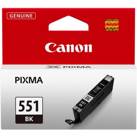 ORIGINAL Canon Cartuccia d'inchiostro nero CLI-551BK 6508B001 ~495 Seiten 7ml