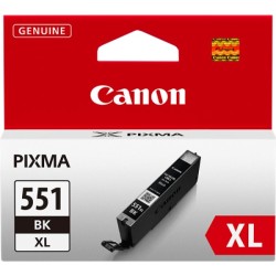 ORIGINAL Canon Cartuccia d'inchiostro nero CLI-551BK XL 6443B001 ~1125 Seiten 11ml Cartuccie d´inchiostro