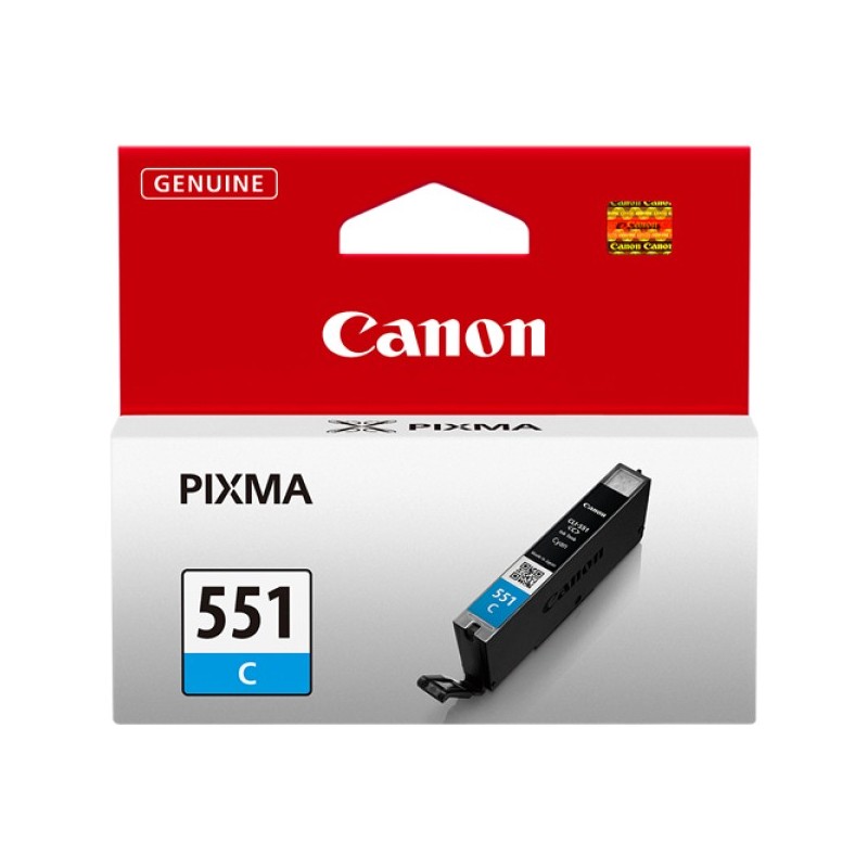 ORIGINAL Canon Cartuccia d'inchiostro ciano CLI-551C 6509B001 ~304 Seiten 7ml