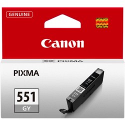 ORIGINAL Canon Cartuccia d'inchiostro Grigio CLI-551GY 6512B001 ~125 Seiten 7ml
