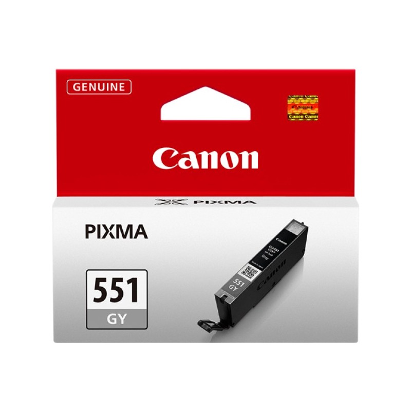 ORIGINAL Canon Cartuccia d'inchiostro Grigio CLI-551GY 6512B001 ~125 Seiten 7ml