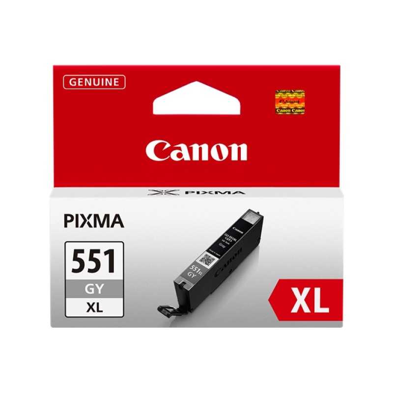 ORIGINAL Canon Cartuccia d'inchiostro Grigio CLI-551GY XL 6447B001 ~275 Seiten 11ml Cartuccie d´inchiostro