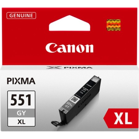 ORIGINAL Canon Cartuccia d'inchiostro Grigio CLI-551GY XL 6447B001 ~275 Seiten 11ml Cartuccie d´inchiostro