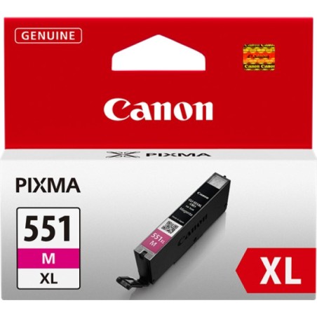 ORIGINAL Canon Cartuccia d'inchiostro magenta CLI-551M XL 6445B001 ~660 Seiten 11ml Cartuccie d´inchiostro