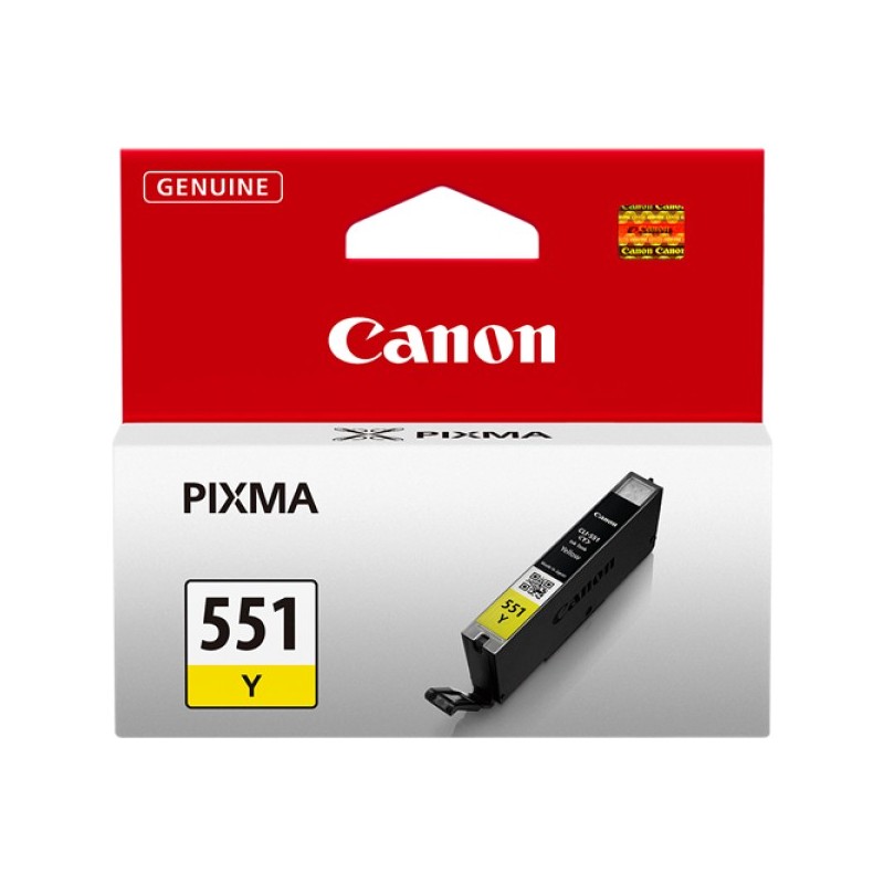 ORIGINAL Canon Cartuccia d'inchiostro giallo CLI-551Y 6511B001 ~330 Seiten 7ml