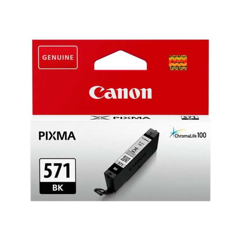 ORIGINAL Canon Cartuccia d'inchiostro nero CLI-571bk 0385C001 ~398 Seiten 6,5ml