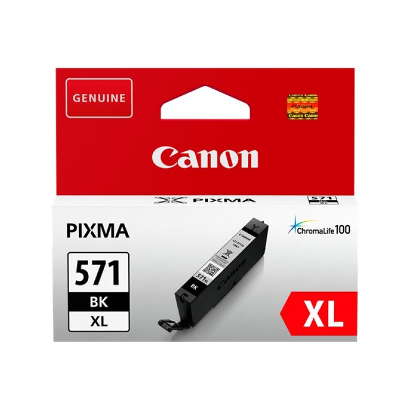 ORIGINAL Canon Cartuccia d'inchiostro nero CLI-571bk XL 0331C001 ~895 Seiten 11ml XL