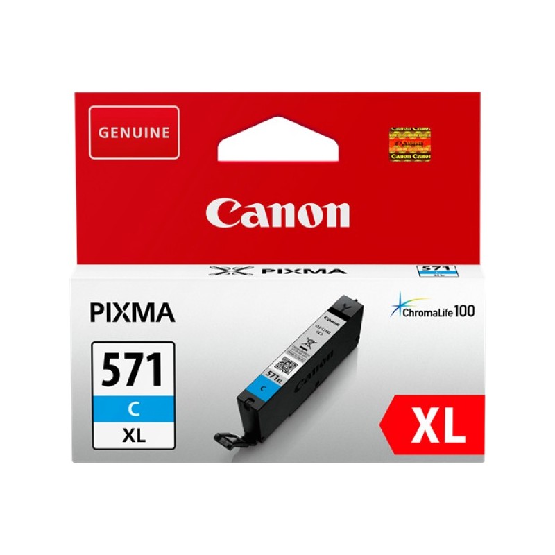 ORIGINAL Canon Cartuccia d'inchiostro ciano CLI-571c XL 0332C001 ~375 Seiten 11ml XL