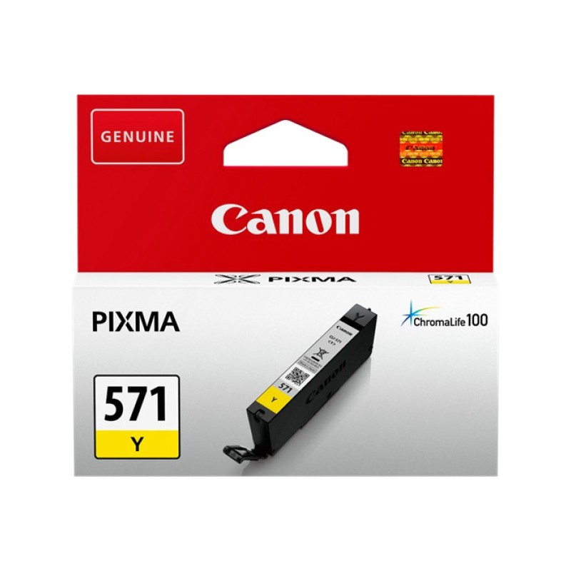 ORIGINAL Canon Cartuccia d'inchiostro giallo CLI-571y 0388C001 ~161 Seiten 6,5ml