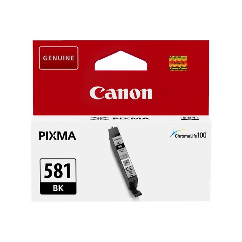 ORIGINAL Canon Cartuccia d'inchiostro nero CLI-581bk 2106C001 ~750 Seiten 5,6ml