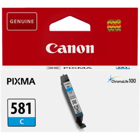 ORIGINAL Canon Cartuccia d'inchiostro ciano CLI-581c 2103C001 ~259 Seiten 5,6ml