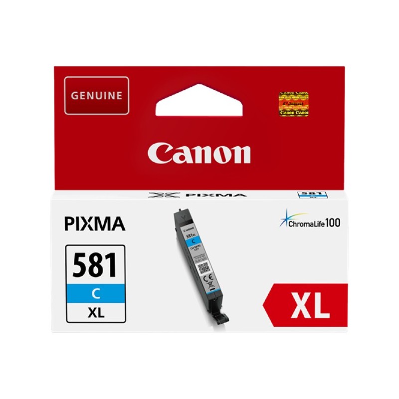 ORIGINAL Canon Cartuccia d'inchiostro ciano CLI-581c XL 2049C001 ~515 Seiten 8,3ml