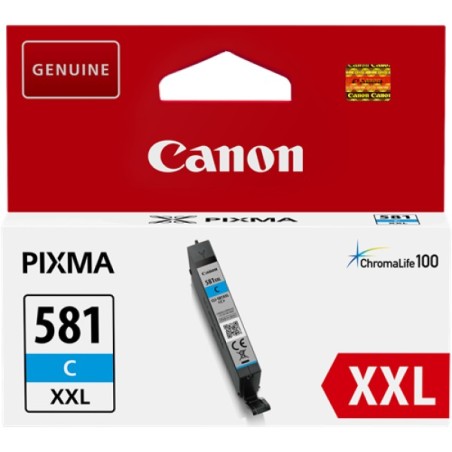 ORIGINAL Canon Cartuccia d'inchiostro ciano CLI-581c XXL 1995C001 ~820 Seiten 11,7ml