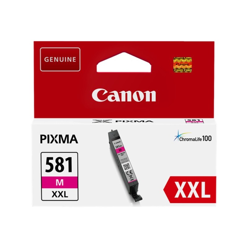 ORIGINAL Canon Cartuccia d'inchiostro magenta CLI-581m XXL 1996C001 ~760 Seiten 11,7ml