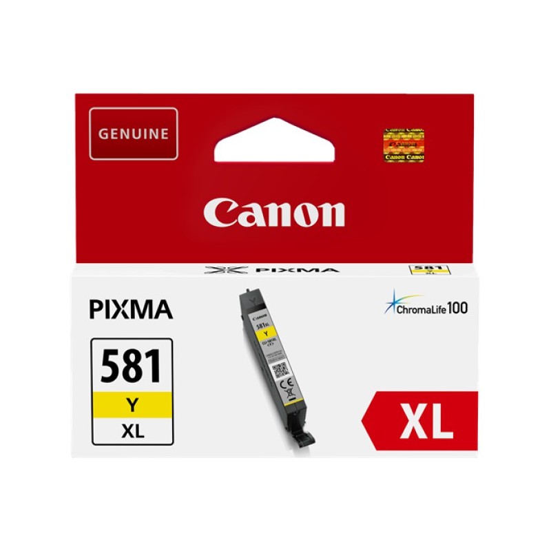 ORIGINAL Canon Cartuccia d'inchiostro giallo CLI-581y XL 2051C001 ~514 Seiten 8,3ml