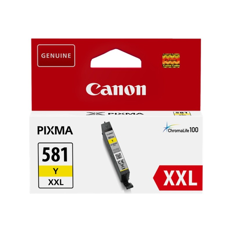 ORIGINAL Canon Cartuccia d'inchiostro giallo CLI-581y XXL 1997C001 ~824 Seiten 11,7ml