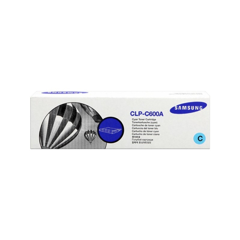 ORIGINAL Samsung toner ciano CLP-C600A ST878A ~4000 Seiten