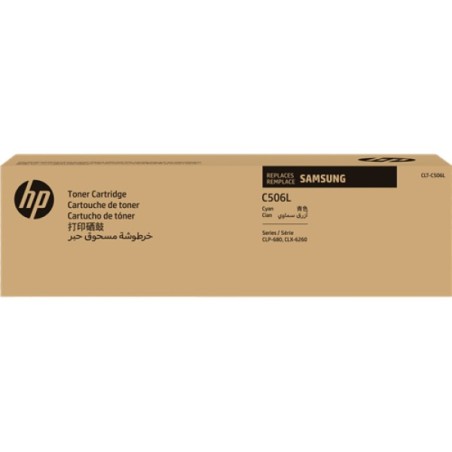 ORIGINAL Samsung toner ciano CLT-C506L SU038A ~3500 Seiten