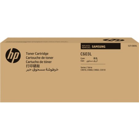 ORIGINAL Samsung toner ciano CLT-C603L SU080A ~10000 Seiten