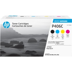 ORIGINAL Samsung Multipack nero / ciano / magenta / giallo CLT-P406C SU375A rainbow kit