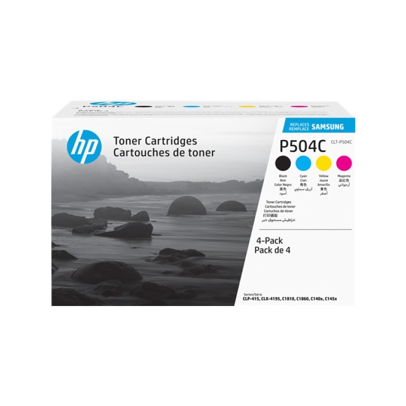 ORIGINAL Samsung Multipack nero / ciano / magenta / giallo CLT-P504C SU400A Rainbow Kit, 4 toner: CLT-K504S + CLT-C504S + CLT-M5