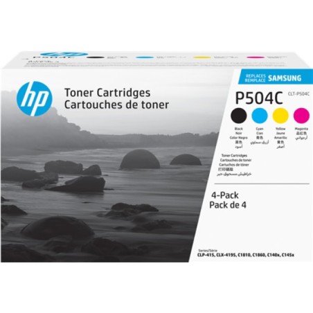 ORIGINAL Samsung Multipack nero / ciano / magenta / giallo CLT-P504C SU400A Rainbow Kit, 4 toner: CLT-K504S + CLT-C504S + CLT-M5