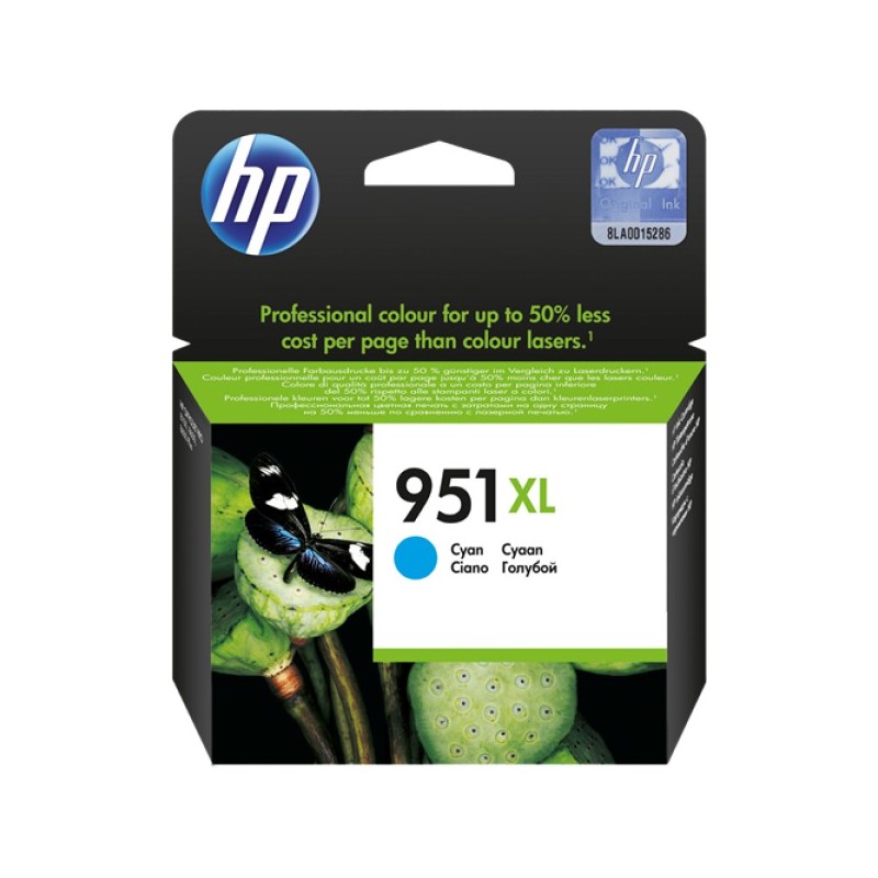 ORIGINAL HP Cartuccia d'inchiostro ciano CN046AE 951 XL ~1500 Seiten 24ml
