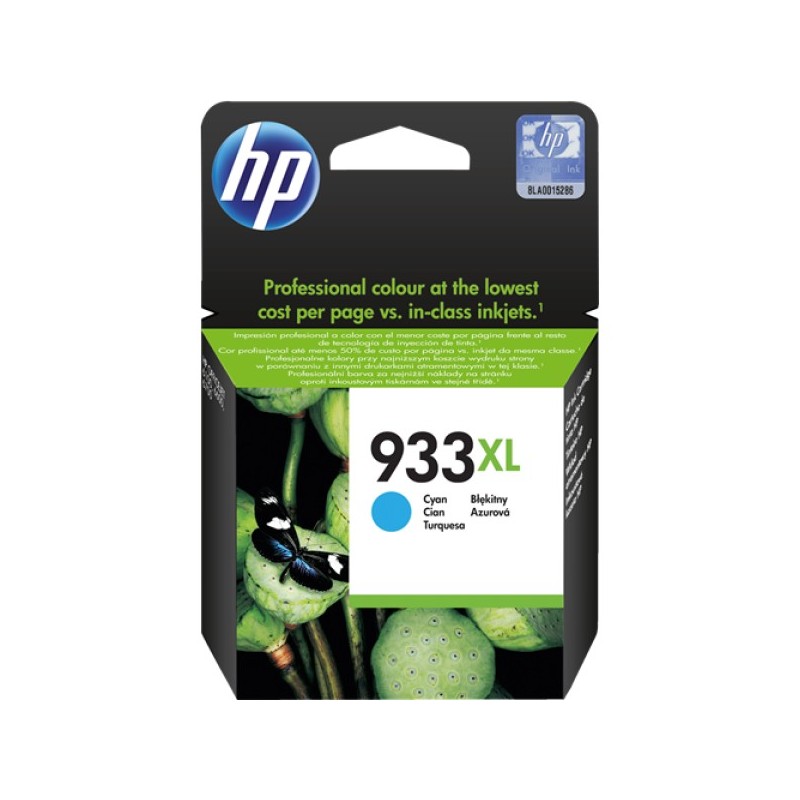 ORIGINAL HP Cartuccia d'inchiostro ciano CN054AE 933 XL ~825 Seiten Cartucce d'inchiostro