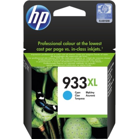 ORIGINAL HP Cartuccia d'inchiostro ciano CN054AE 933 XL ~825 Seiten Cartucce d'inchiostro