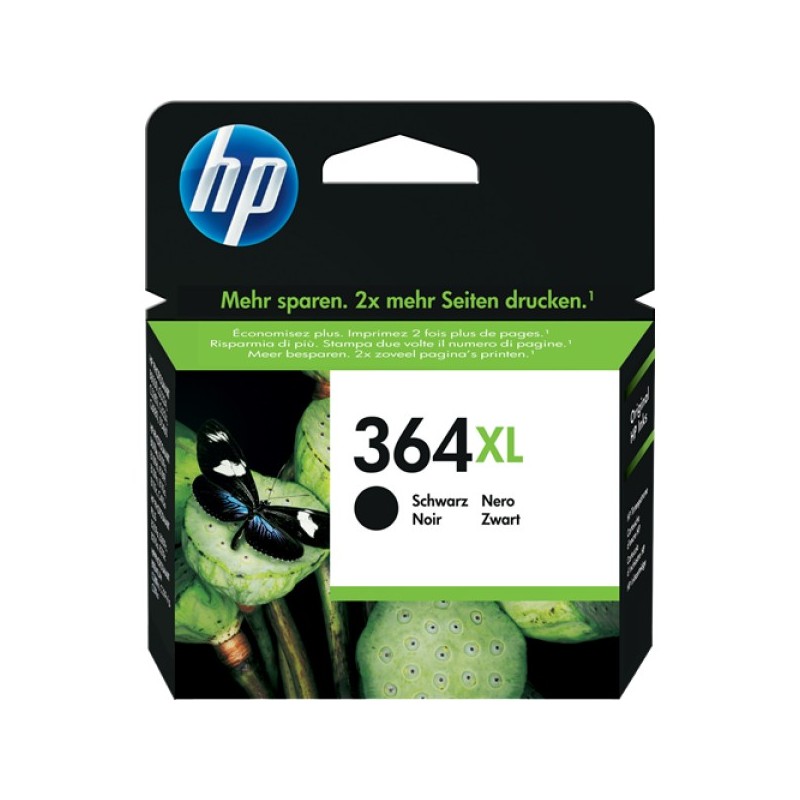 ORIGINAL HP Cartuccia d'inchiostro nero CN684EE 364 XL ~550 Seiten 14ml