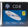 ORIGINAL HP Accessori per computer CRE00085 CD-R 80Min/700MB/52x Slimcase (10 Disc)
